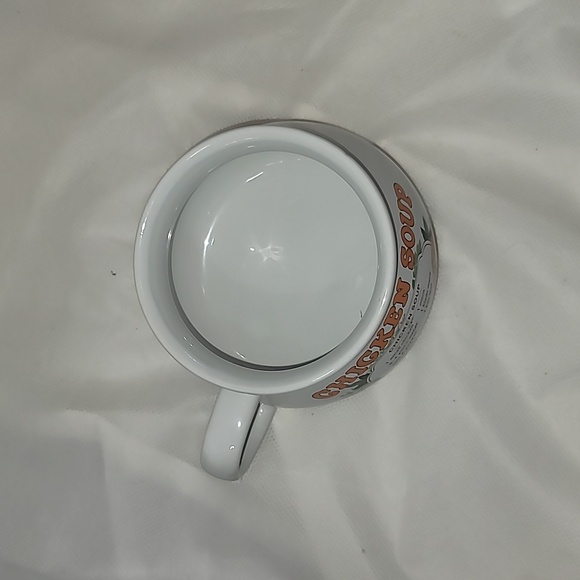 DAT'L DO-IT INC. Vintage Chicken Soup Ceramic Pottery Mug Bowl Cup With Recipe - Picture 3 of 5